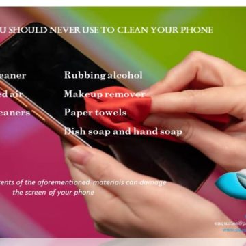 8 Things You Should Never Use To Clean Up Your Phone 