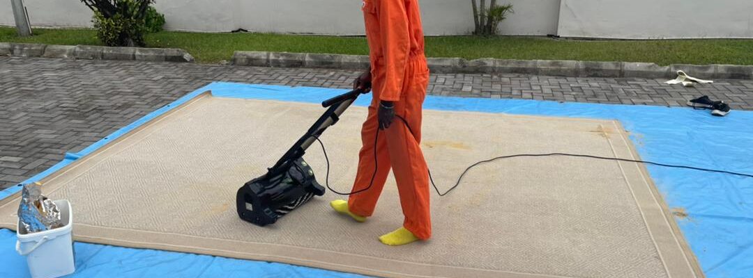 Best dry Carpet/Rug Cleaning Services Company in Lagos Nigeria.