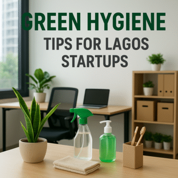 Green Hygiene Tips for Lagos Startups: Elevating Productivity and Sustainability in Your Workspace 1of1 