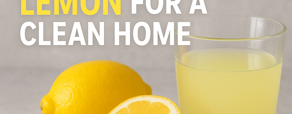 10 Natural Ways to Use Lemon for a Clean Home