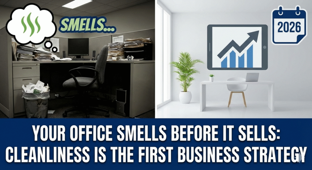 Your Office Smells Before It Sells: Why Cleanliness Is the First Business Strategy for 2026
