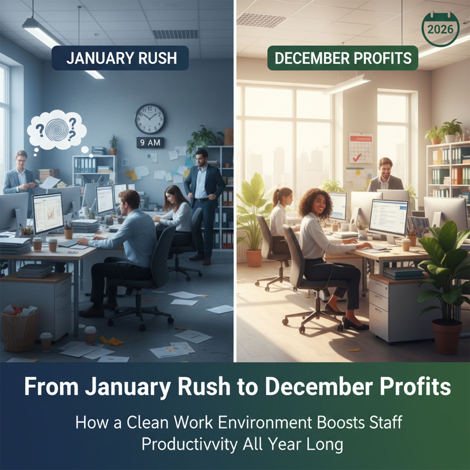 From January Rush to December Profits: How a Clean Work Environment ...
