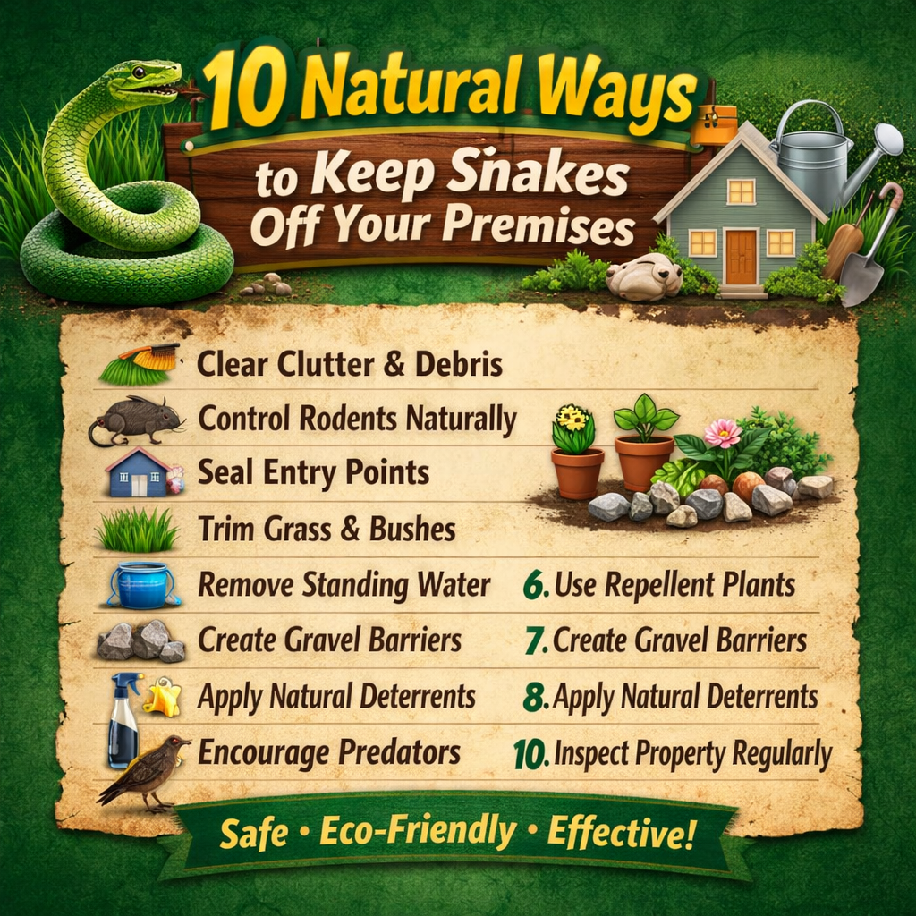 10 Natural Ways to Keep Snakes Off Your Premises