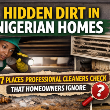 Hidden Dirt in Nigerian Homes: 7 Places Professional Cleaners Check That Homeowners Ignore 