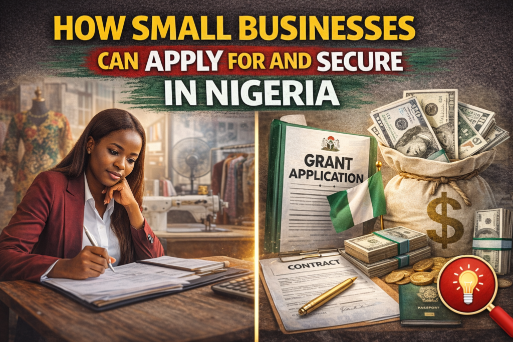 How Small Businesses Can Apply for and Secure Grants in Nigeria 1of 2