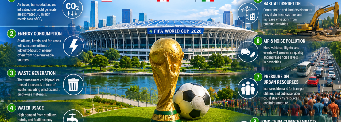 8 Major Environmental Impacts of the 2026 FIFA World Cup