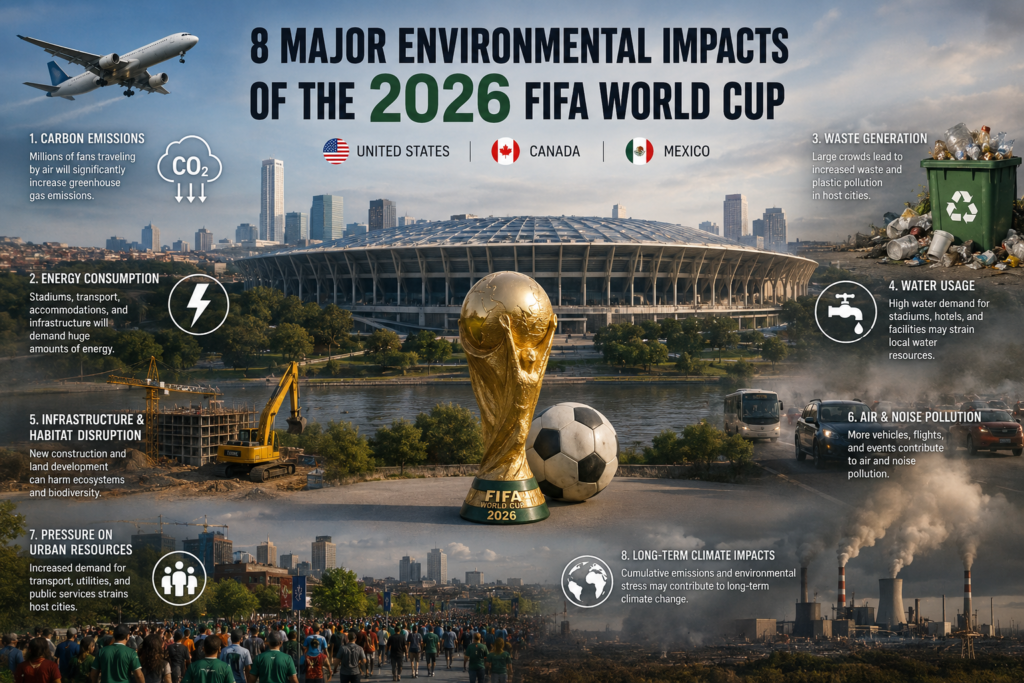 8 Major Environmental Impacts of the 2026 FIFA World Cup